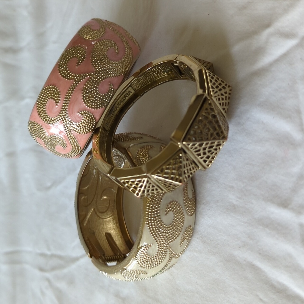 3 Colorful Fornash Hinged Cuff Bracelets that can dress up any outfit